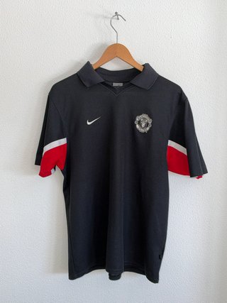 Polo Nike Manchester United Negro y Rojo