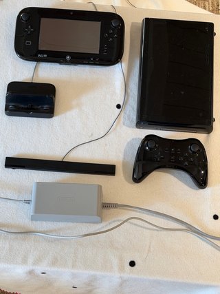 Nintendo Wii U Console Nera