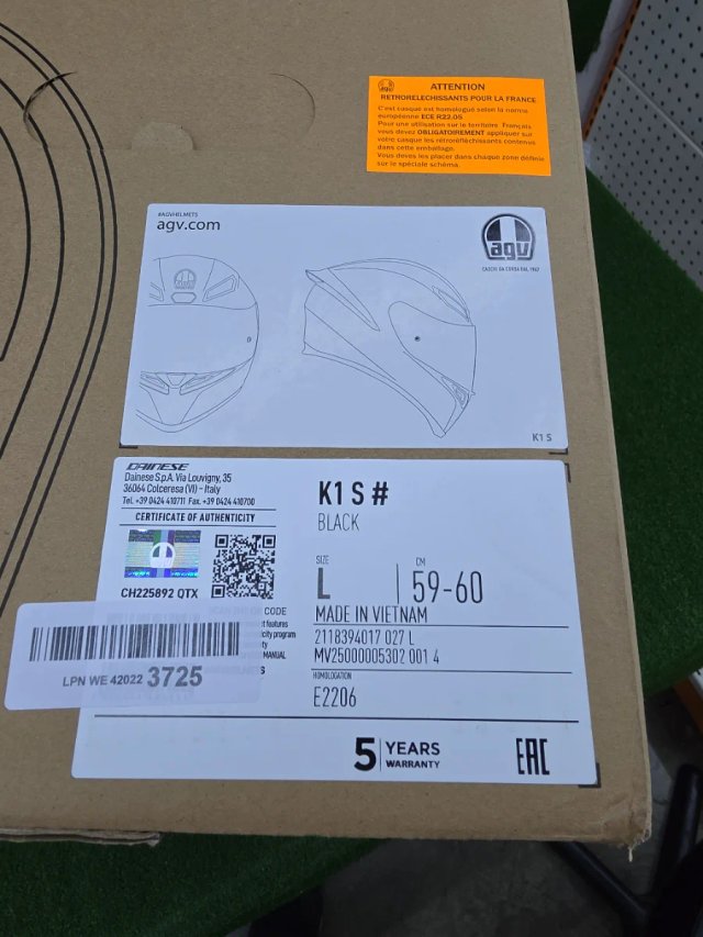Casco AGV K1 S ECE 22-06