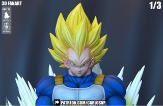 Figura de Resina de Vegeta y trunks