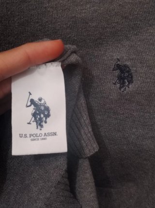Jersey U.S. Polo Assn. Gris Talla L