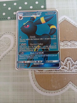 Carta Pokémon Umbreon-GX 142/149 Full Art 2017