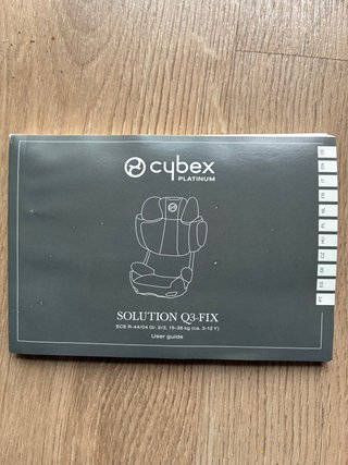 Silla coche Cybex platinum Solution Q3-Fix