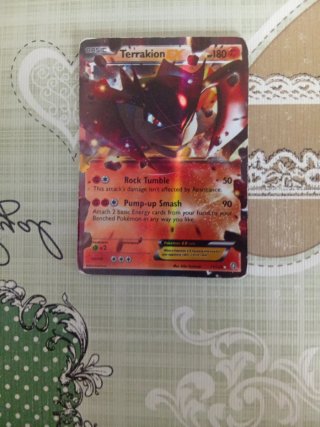 Carta Pokémon Terrakion-EX 2012