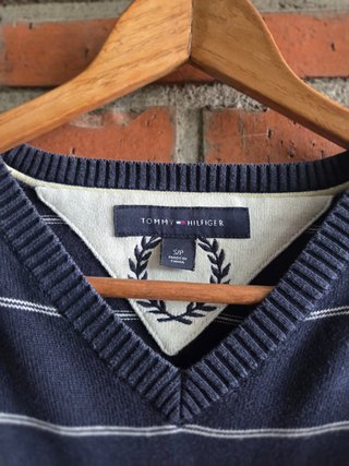 Jersey Tommy Hilfiger Rayas Azul Marino