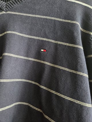 Jersey Tommy Hilfiger Rayas Azul Marino