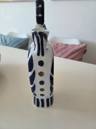Botijo Sargadelos Figura Cerámica Azul y Blanco