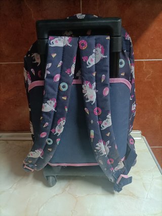 Mochila Escolar Unicórnio Adaptable a Carro