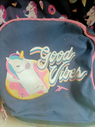 Mochila Escolar Unicórnio Adaptable a Carro