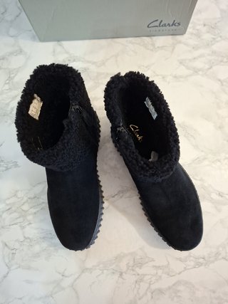 Botines Clarks Torhill Turn Negros Talla 37