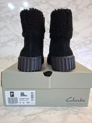 Botines Clarks Torhill Turn Negros Talla 37