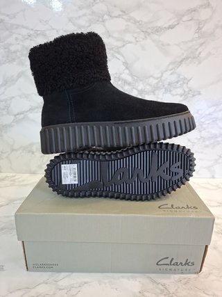 Botines Clarks Torhill Turn Negros Talla 37