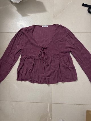 Blusa Brookville Morada Talla Única