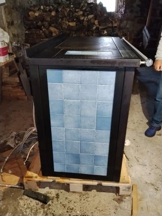 Klover Smart 120 de leña hidro  Termococina.