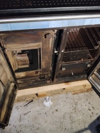 Klover Smart 120 de leña hidro  Termococina.