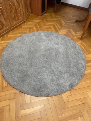 Alfombra Redonda STOENSE IKEA Gris