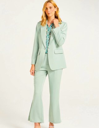 Traje Pantalón Angeleye Color Salvia
