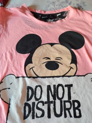 Pijama Disney Mickey Mouse Rosa Talla 34-36 Años