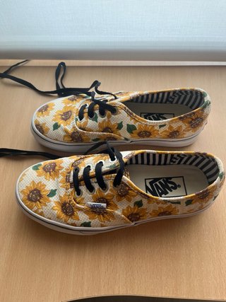 Zapatillas Vans con estampado de girasoles