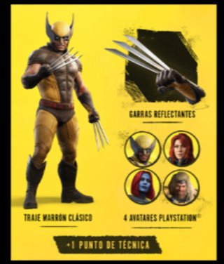 Lobezno PS5 DLC: Traje Clásico marrón y Garras
