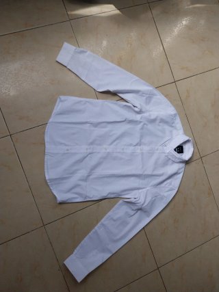 Camisa Blanca Manga Larga Talla XS