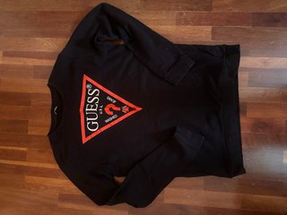Sudadera Guess Negra Original Talla S