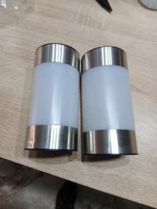 2 unidades de aplique de pared