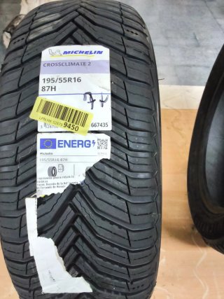 2 Neumáticos Michelin CrossClimate 2 195/55R16 87H
