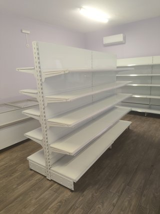 Estanterías Comerciales Metálicas Blancas