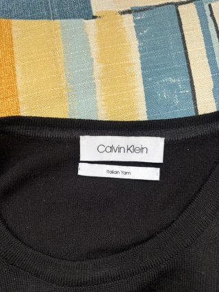 Jersey fino Calvin Klein Italian Yarn negro