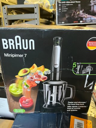 Braun Minipimer 7 Frullatore a Immersione Nero 5