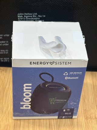 Energy Sistem Bloom Altavoz Bluetooth Portatil Pequeño