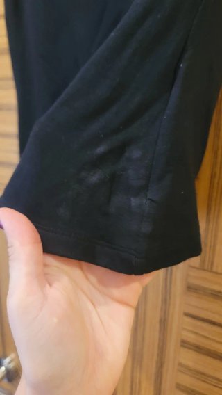 Top tirantes asimétrico Negro Bershka