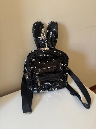 Mochila de Lentejuelas con Orejas