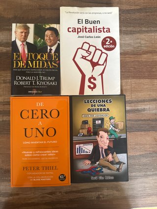 Lote 4 libros empresa y emprendimiento