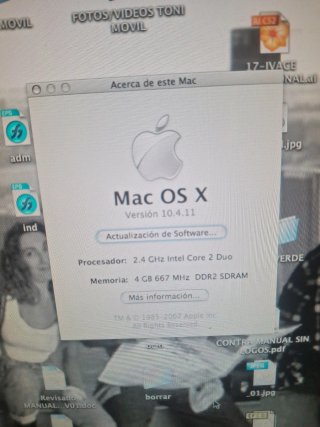 Pantalla Apple Plata