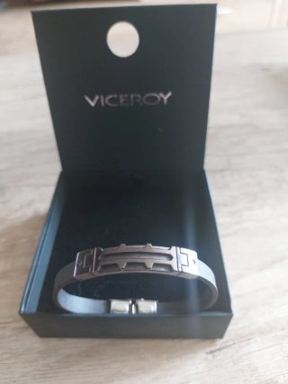 Pulsera Viceroy Hombre Cuero y acero