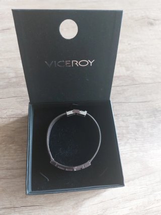 Pulsera Viceroy Hombre Cuero y acero