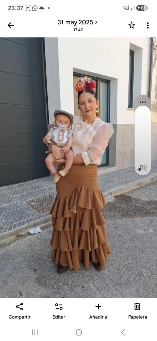 Conjunto Mami y Niño Flamenco mujer 40y42