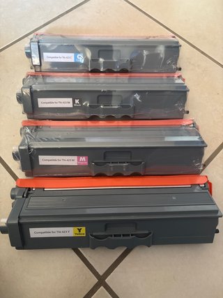 Set 4 Cartucce Compatibili Brother TN-423