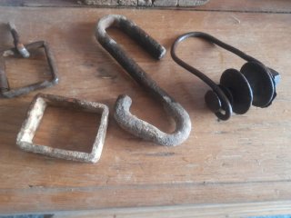 Lote herrajes antiguos