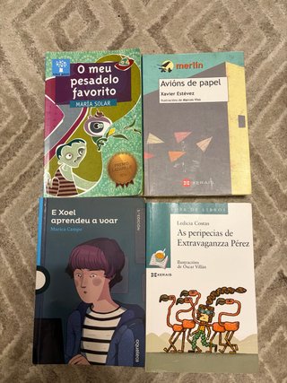 Libros lectura en gallego