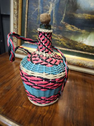 Damajuana Antigua Decorada