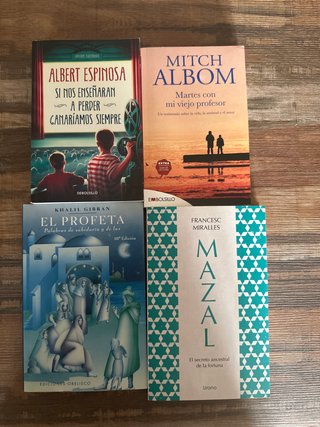 Lote 4 libros crecimiento personal y reflexiones