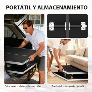 Mesa Ping Pong Plegable 152x76cm con Accesorios