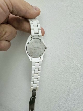 Orologio da polso donna bianco e argento