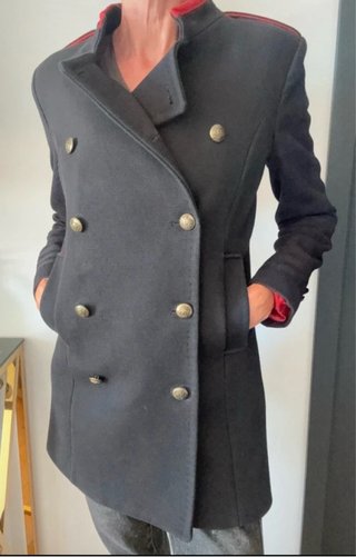 Chaqueta Mango militar azul marino  T.S