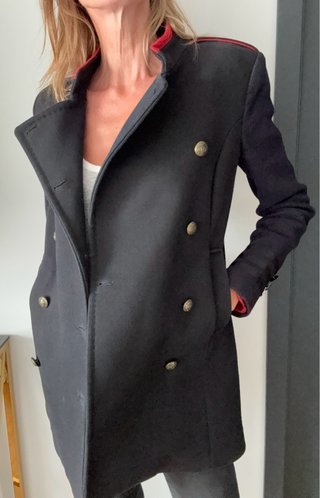 Chaqueta Mango militar azul marino  T.S