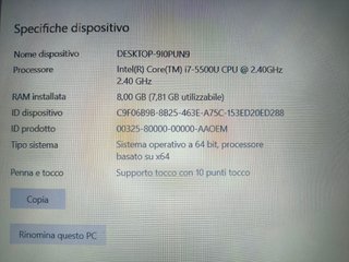 Asus TP500L i7-5500 8GB Ram 2TB Hd Touchscreen
