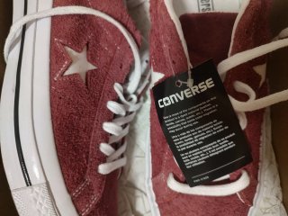 Converse One Star Ox Deep Bordeaux - Nuevas